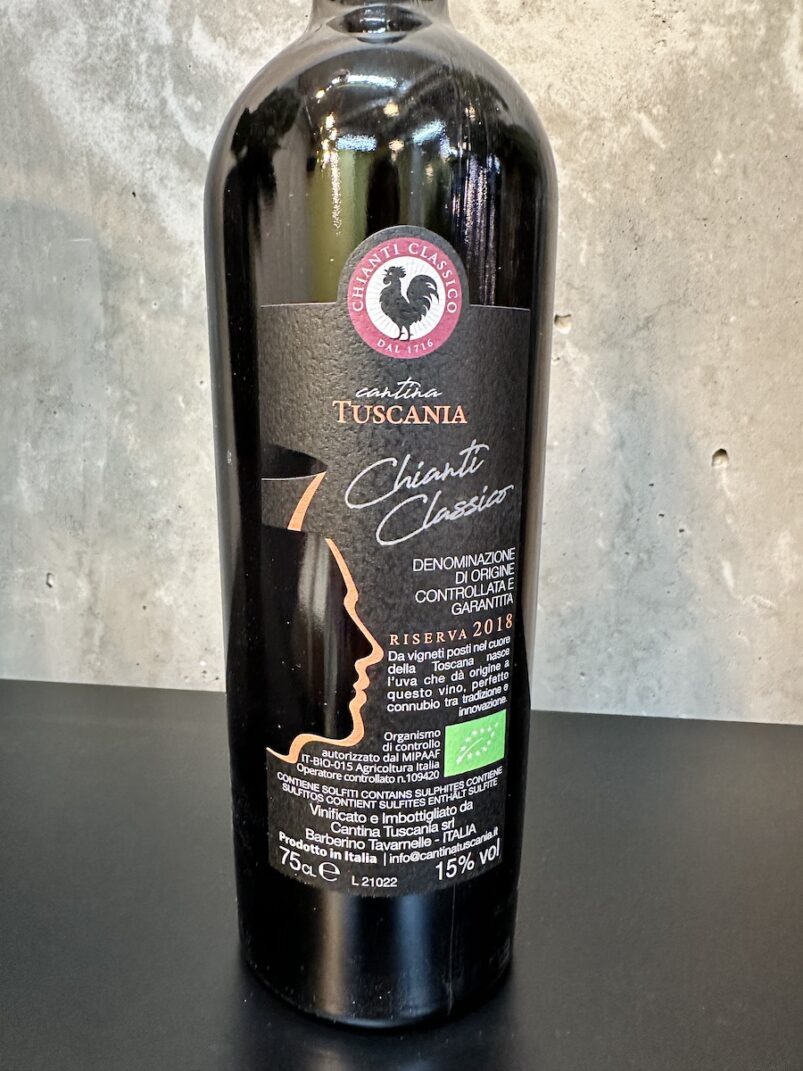 Chianti Classico DOCG Effige nera riserva-punane vein